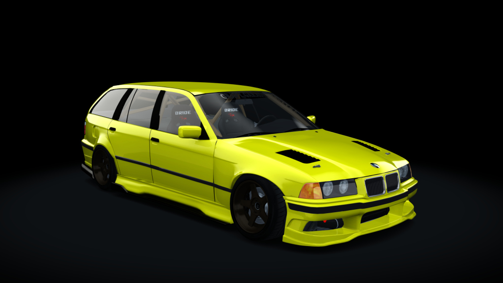 GravyGarage Street E36 Touring Voilent Angle, skin Yellow