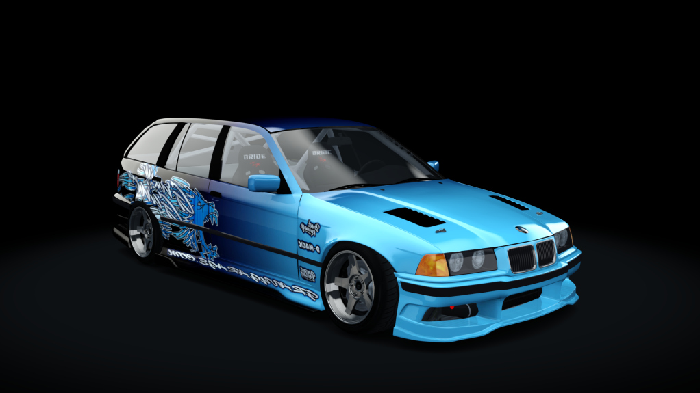 GravyGarage Street E36 Touring Voilent Angle, skin wurr gradient