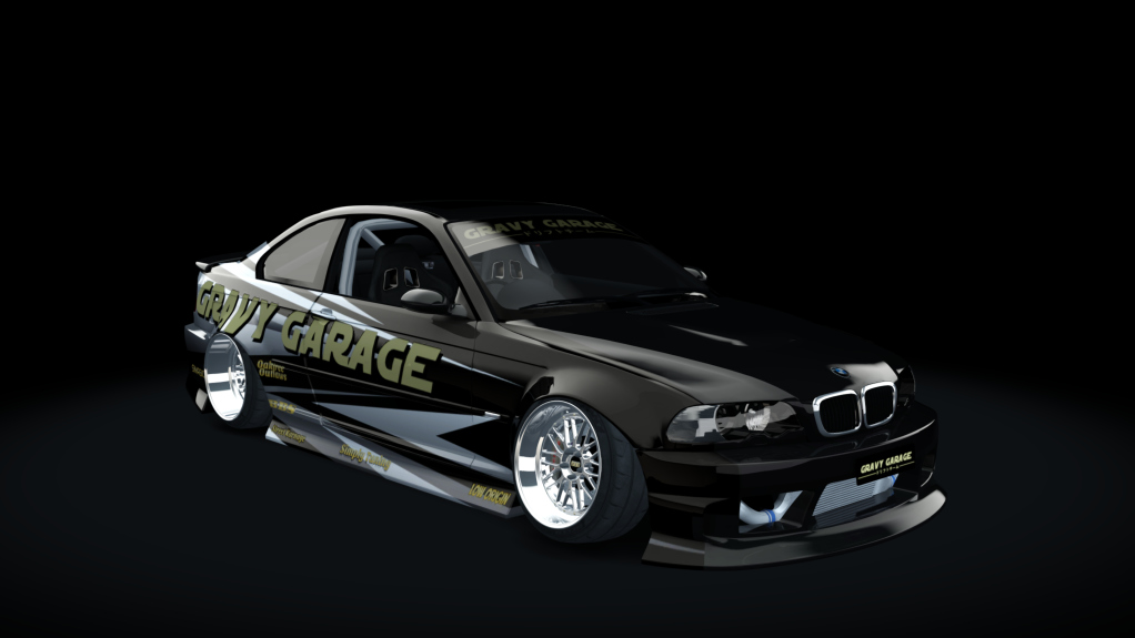 GravyGarage Street e46, skin Black livery