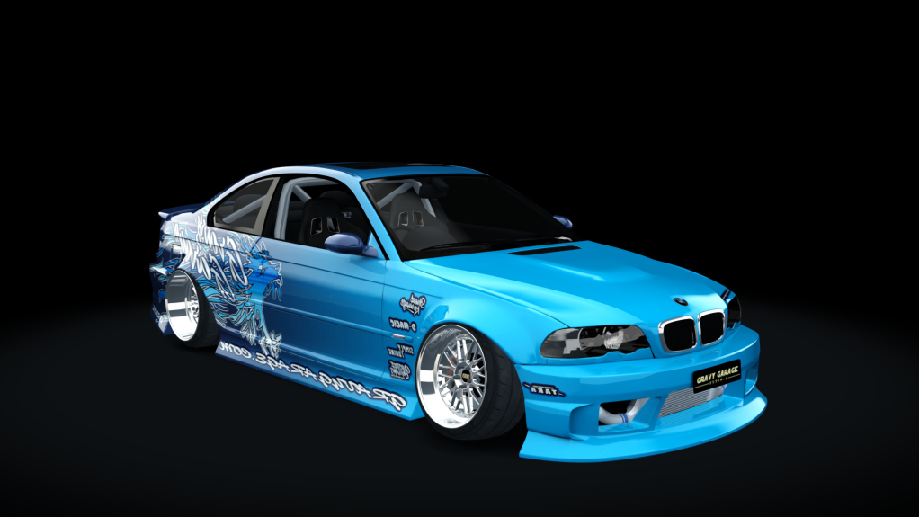 GravyGarage Street e46, skin wurr blue to dark blue gradient