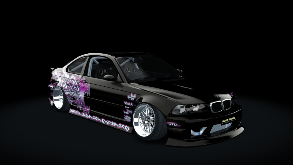 GravyGarage Street e46, skin wurr pink n black