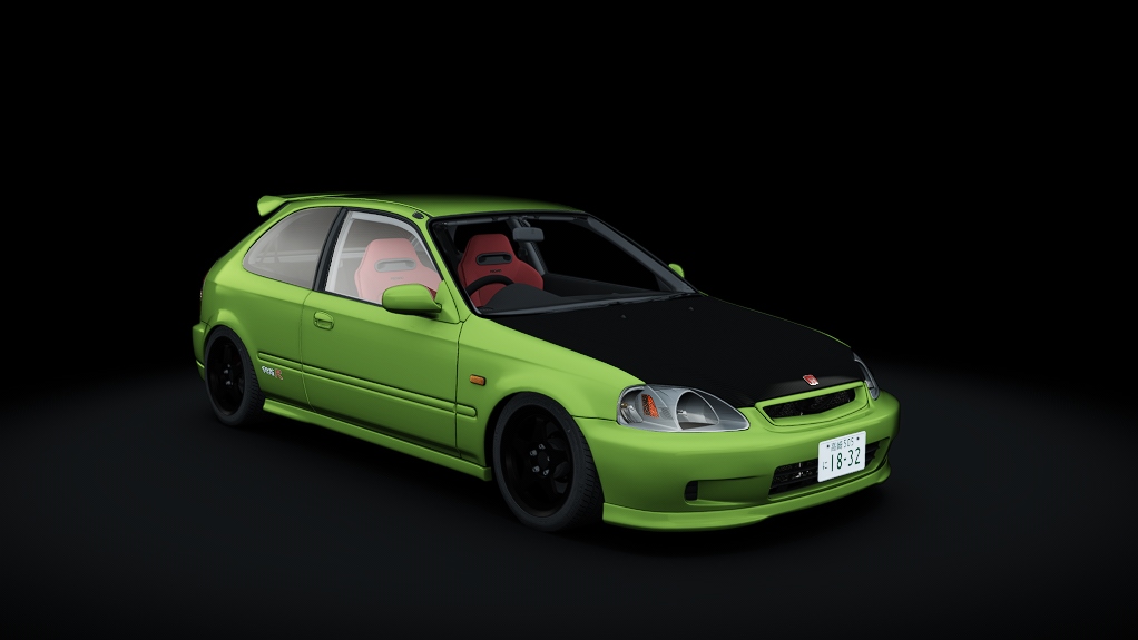 Honda CIVIC TYPE R Spoon (EK9) '99 Kamisaki, skin SI_green