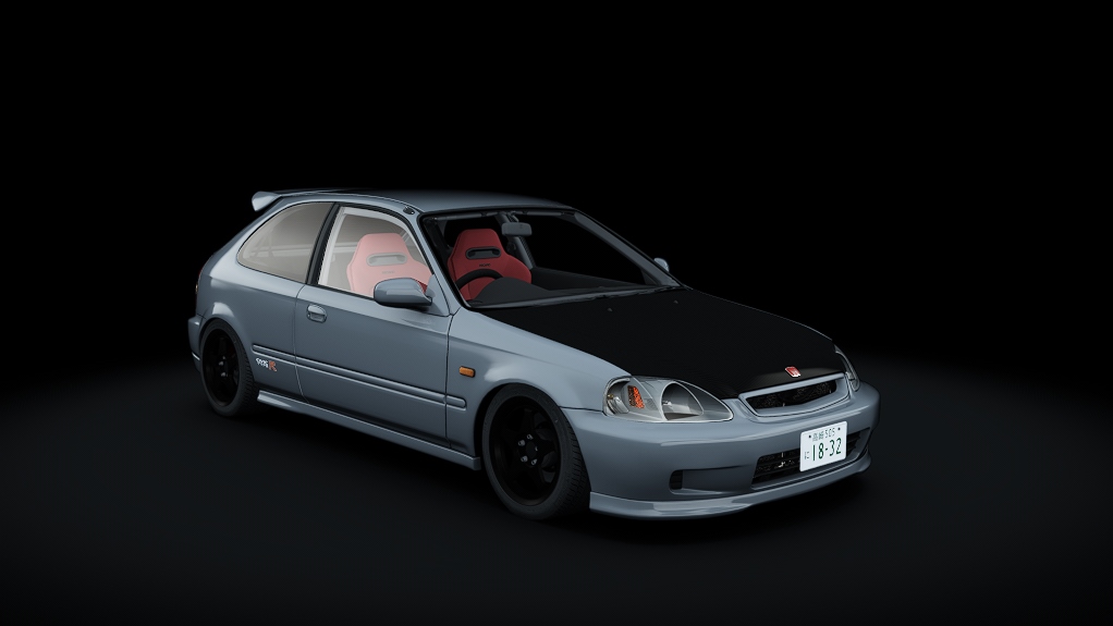 Honda CIVIC TYPE R Spoon (EK9) '99 Kamisaki, skin Vogue_Silver_Metallic