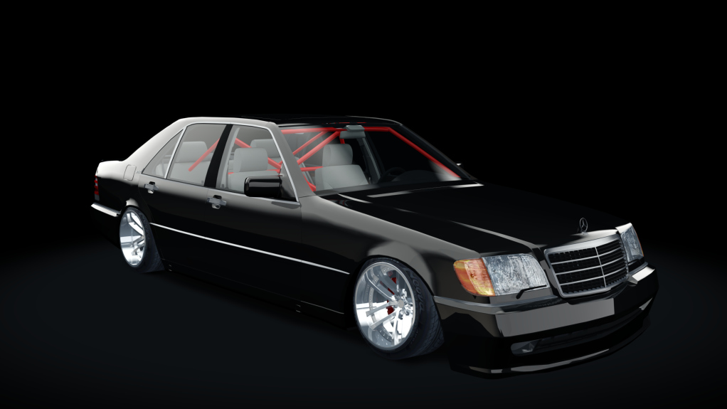 MLZ Mercedes-Benz W140 S70 s1, skin Black_Sapphire_metallic