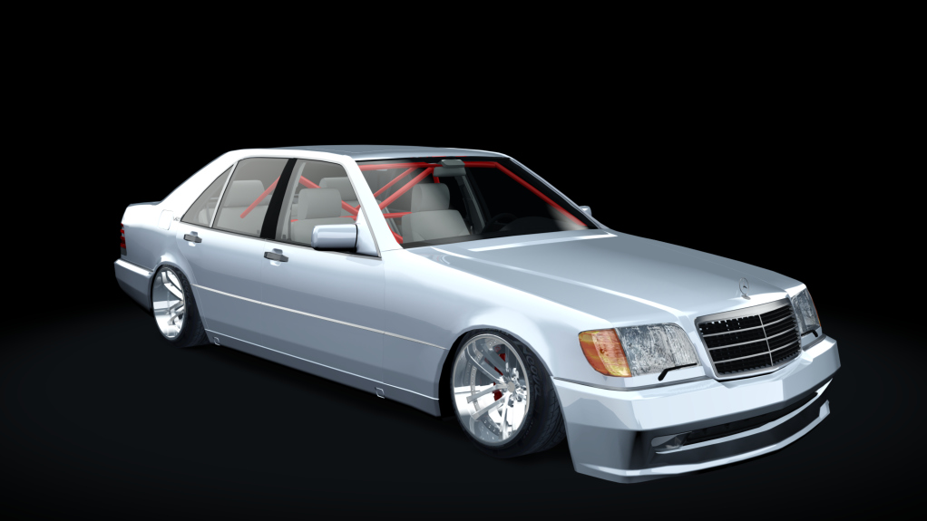 MLZ Mercedes-Benz W140 S70 s1, skin Brilliant_White