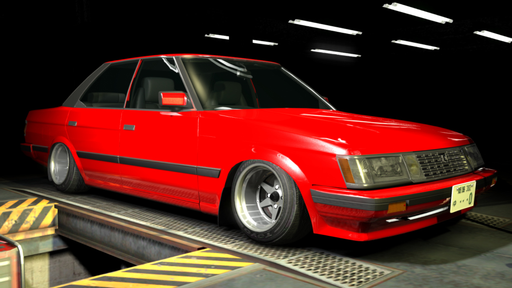 dtdw Toyota MarkII GX71 stock o&s/pack 1, skin red