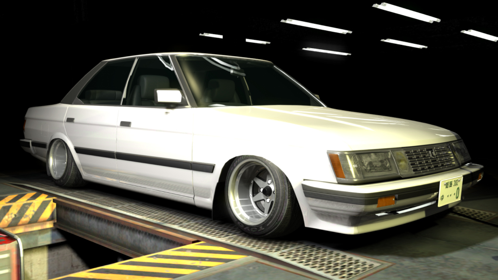 dtdw Toyota MarkII GX71 stock o&s/pack 1, skin white