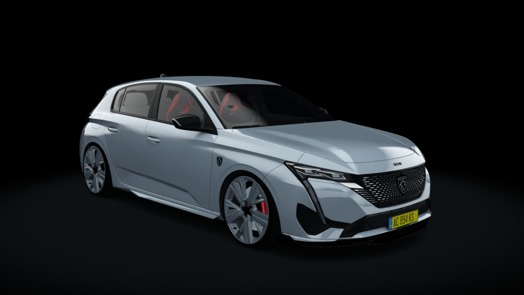 Peugeot 308 2022, skin grey