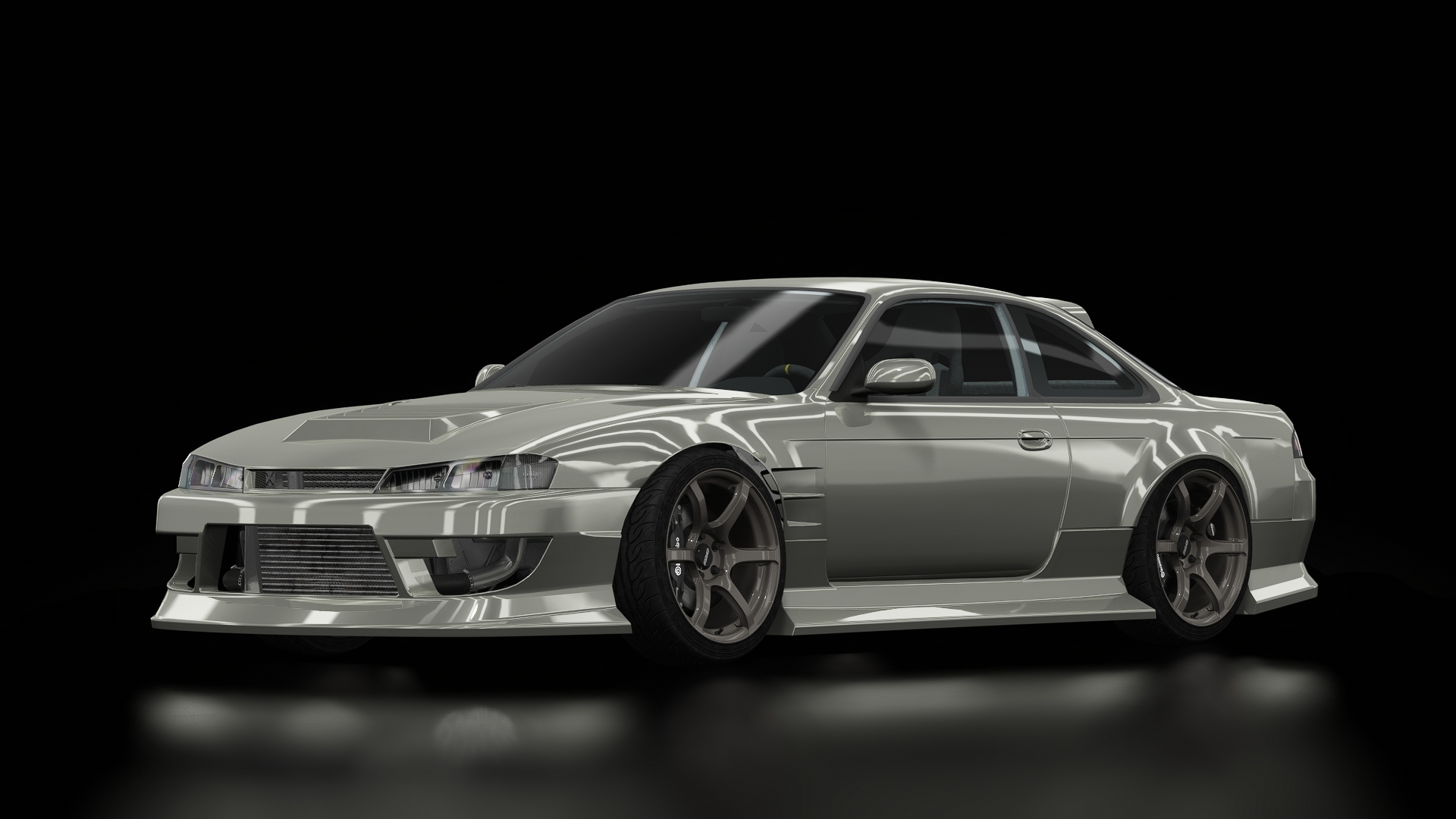 SD061 Nissan S14 Kouki Street, skin Silver_Moss