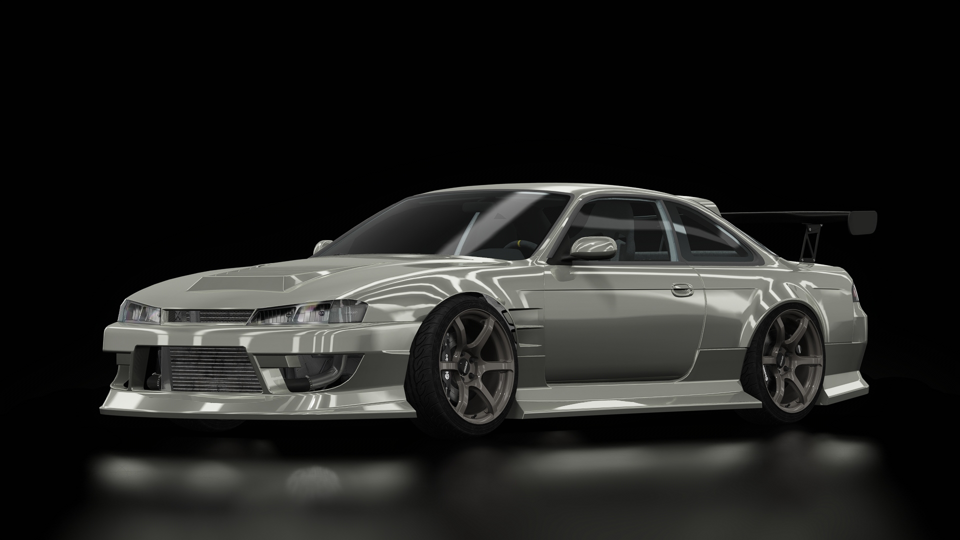 SD061 Nissan S14 Kouki Street, skin Silver_Moss_wing