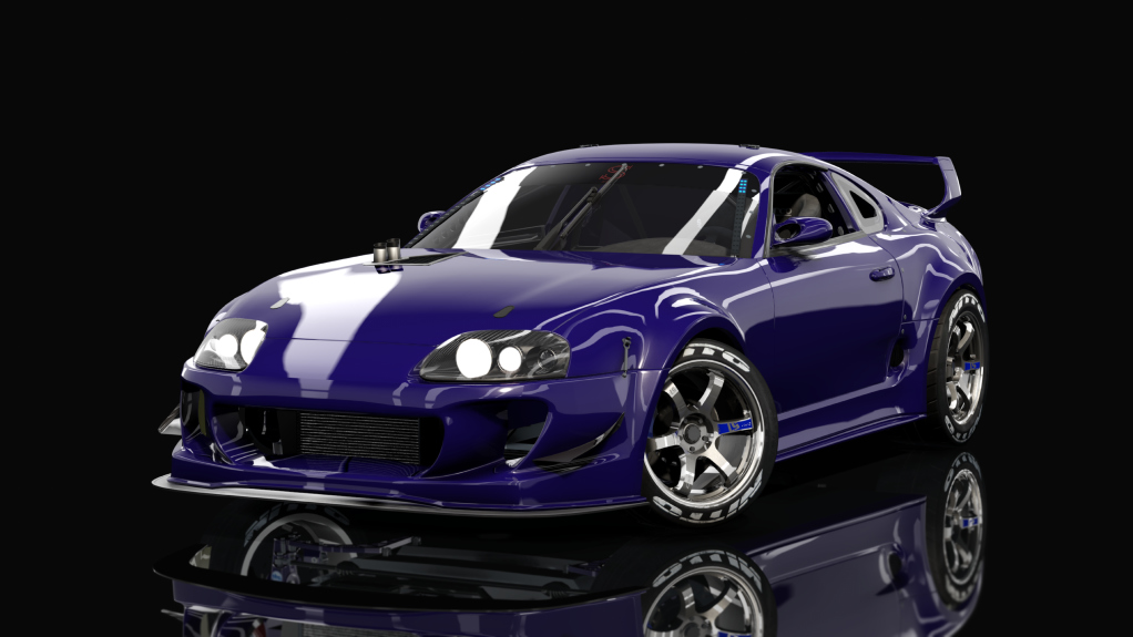 SS Toyota Supra MK4 (A80) - COMP SPEC READY - 2JZ, skin 04_purple_blue_ish