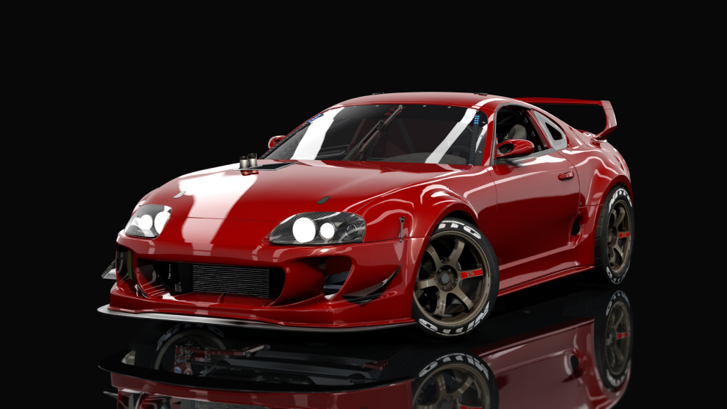 SS Toyota Supra MK4 (A80) - COMP SPEC READY - 2JZ, skin 05_red_orange_ish