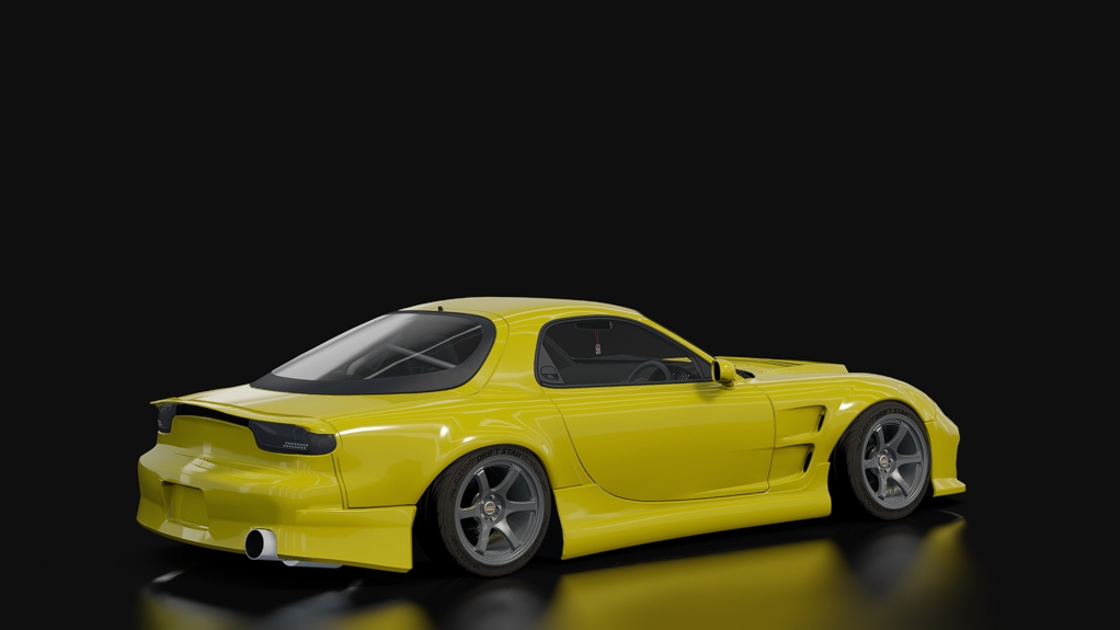 SWARM || Delta FD Rx7, skin competition yellow