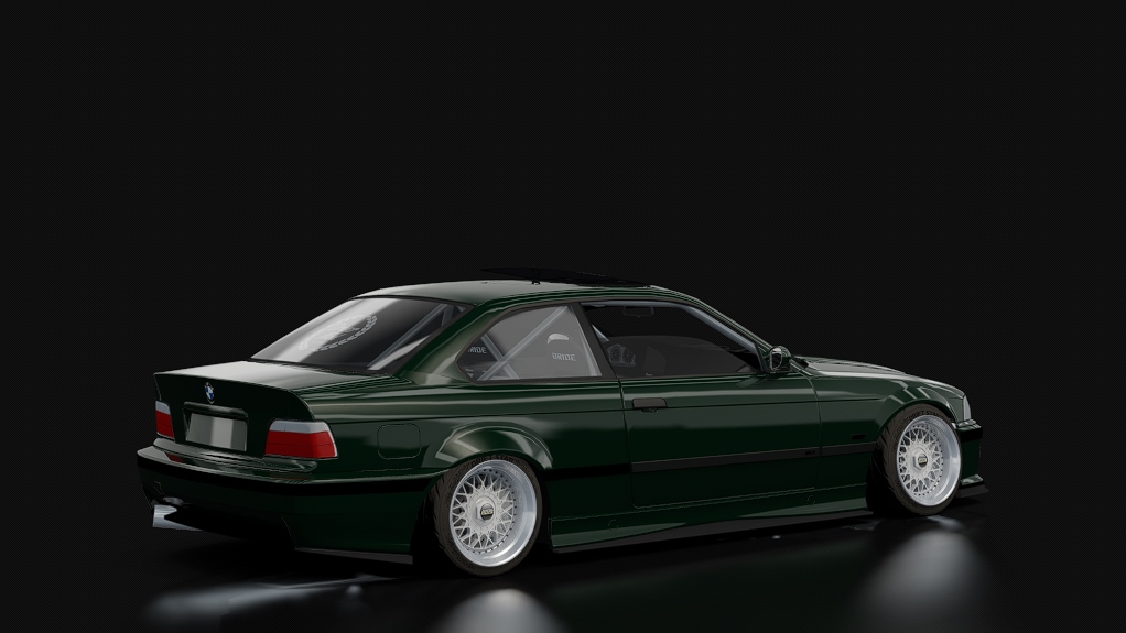 SWARM || LHD DMI DarkTinman E36, skin Forest Green