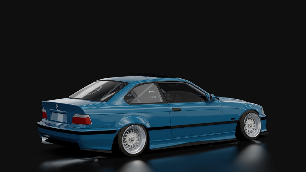 SWARM || LHD DMI DarkTinman E36, skin Light Blue