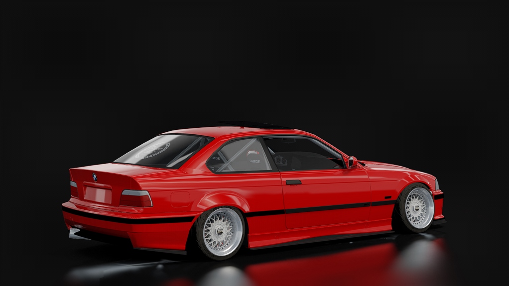 SWARM || LHD DMI DarkTinman E36, skin Red