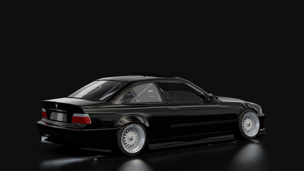 SWARM || LHD DMI DarkTinman E36, skin Schawrtz Black