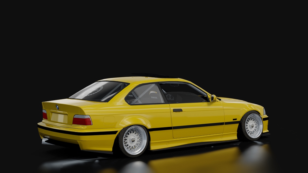 SWARM || LHD DMI DarkTinman E36, skin Yellow
