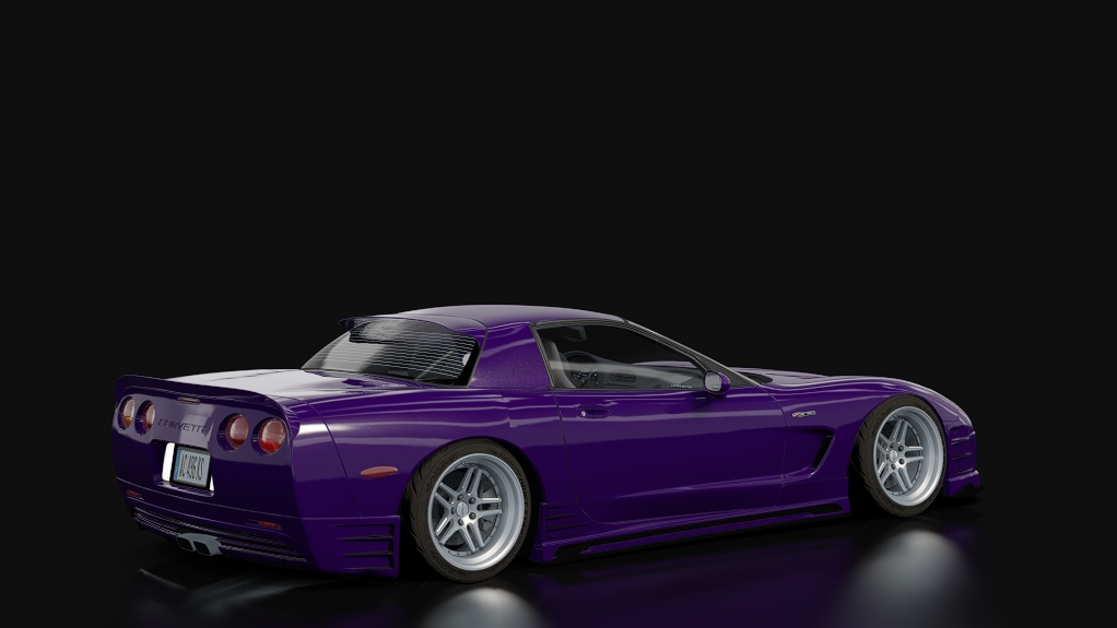 SWARM || LHD Victor C5 Z06, skin Purple