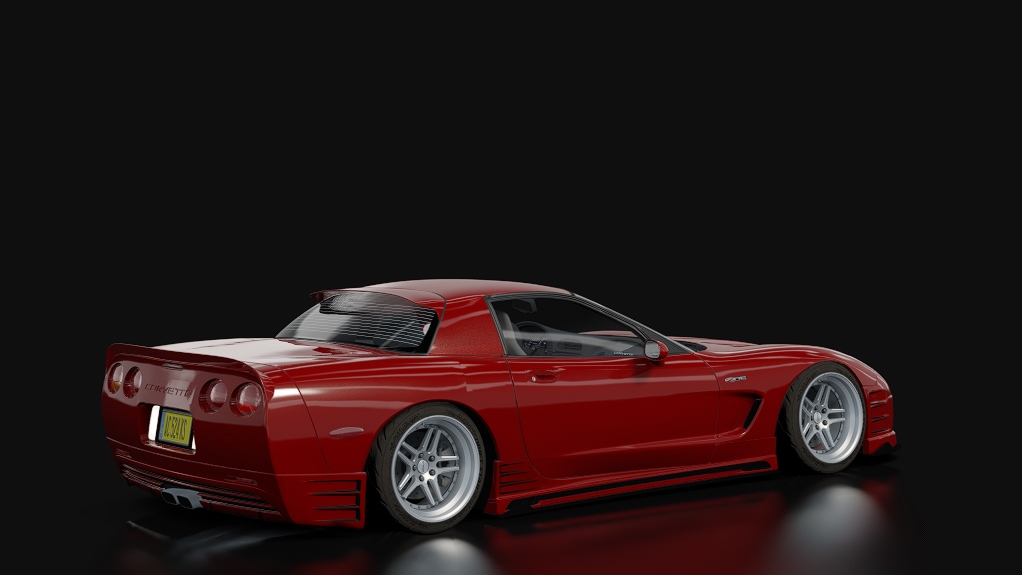 SWARM || LHD Victor C5 Z06, skin Ruby Red