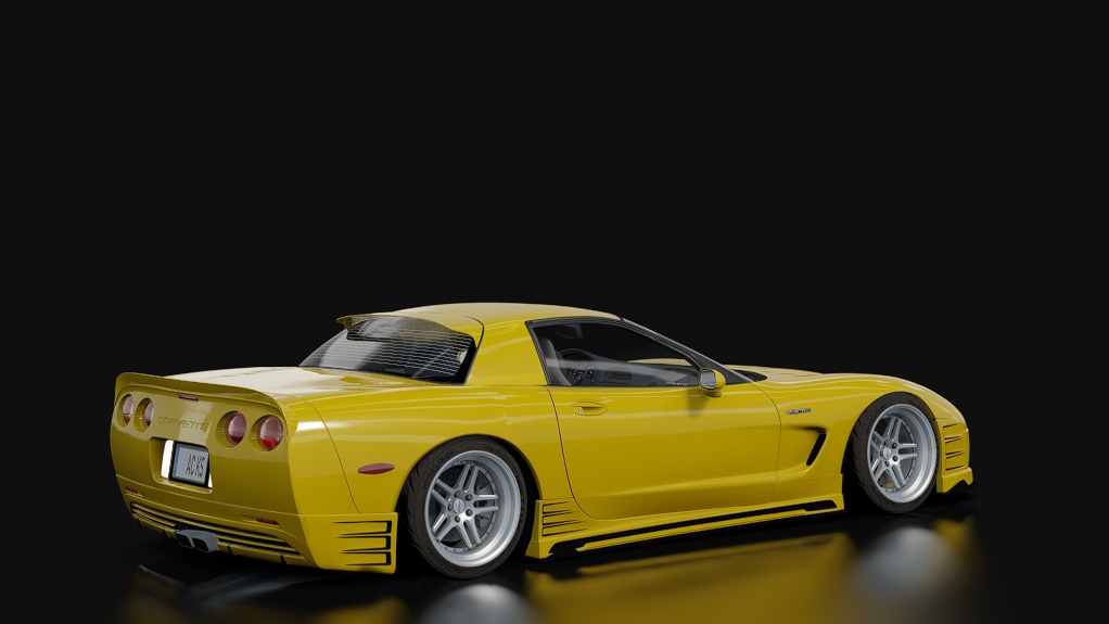 SWARM || LHD Victor C5 Z06, skin yellowz06