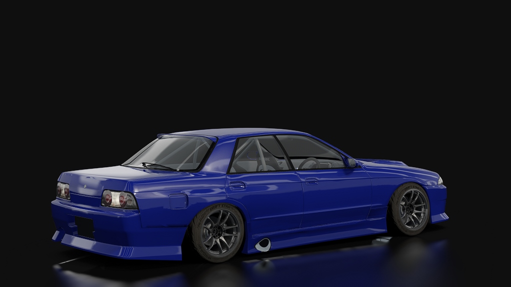 SWARM || Sam R32 Sedan, skin gtr blue