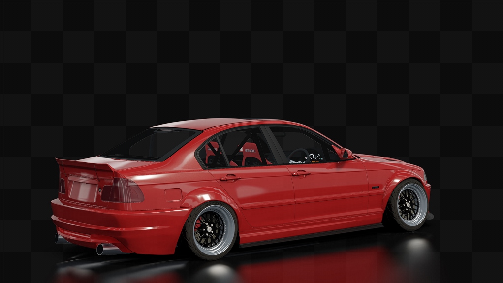SWARM || Ticklles E46, skin IMOLA RED