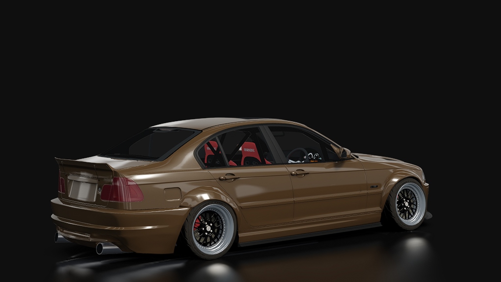 SWARM || Ticklles E46, skin M3 BROWN