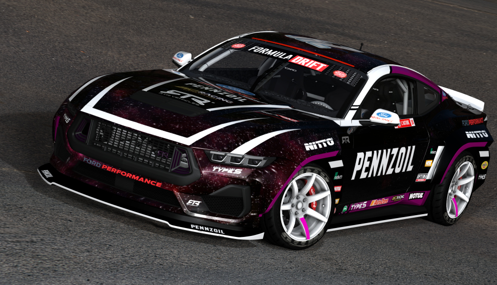 Tazzy 2024 RTR Mustang, skin Galaxy Black