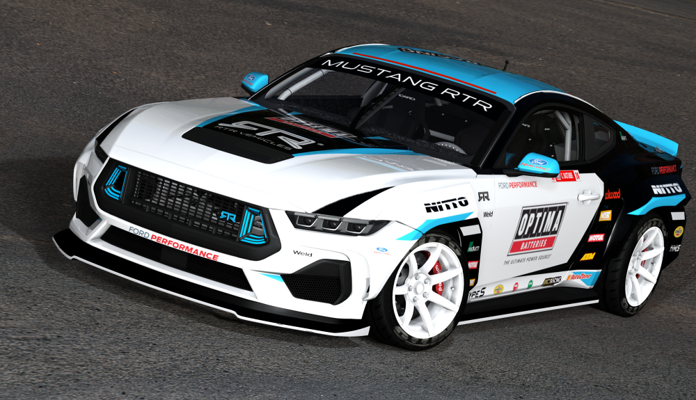 Tazzy 2024 RTR Mustang, skin test