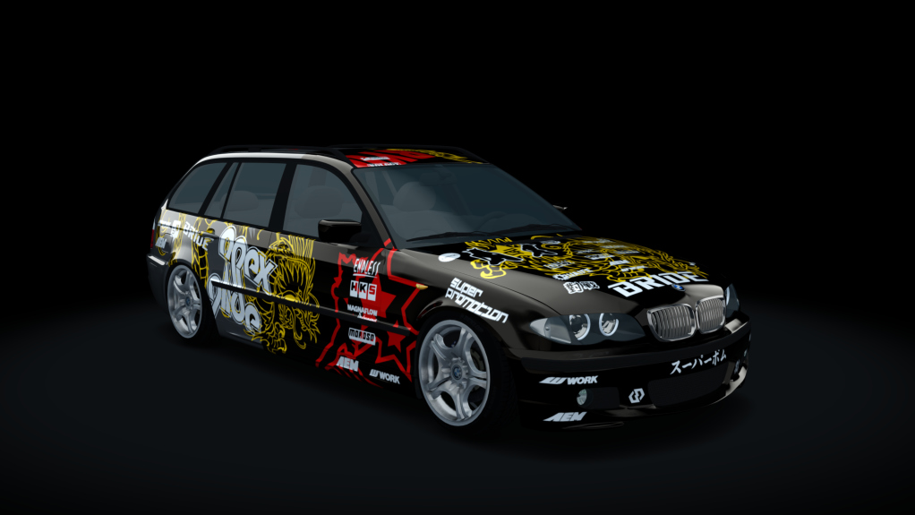 TE2 2005 BMW 325IT Wagon combi, skin Apex_Glide