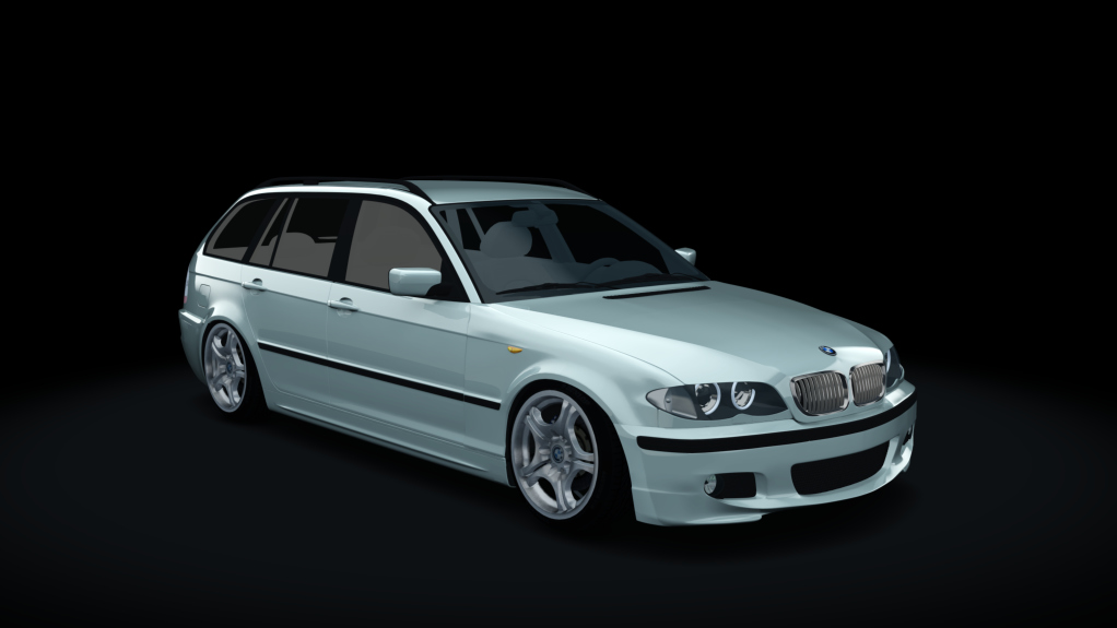 TE2 2005 BMW 325IT Wagon combi, skin Grey_Green