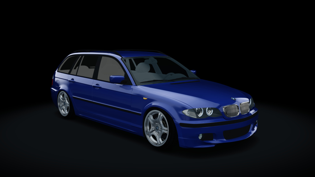 TE2 2005 BMW 325IT Wagon combi, skin Lemans_Blue