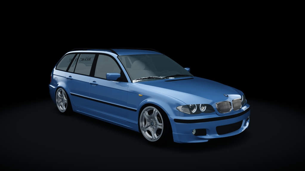 TE2 2005 BMW 325IT Wagon combi, skin Malediven_Blue