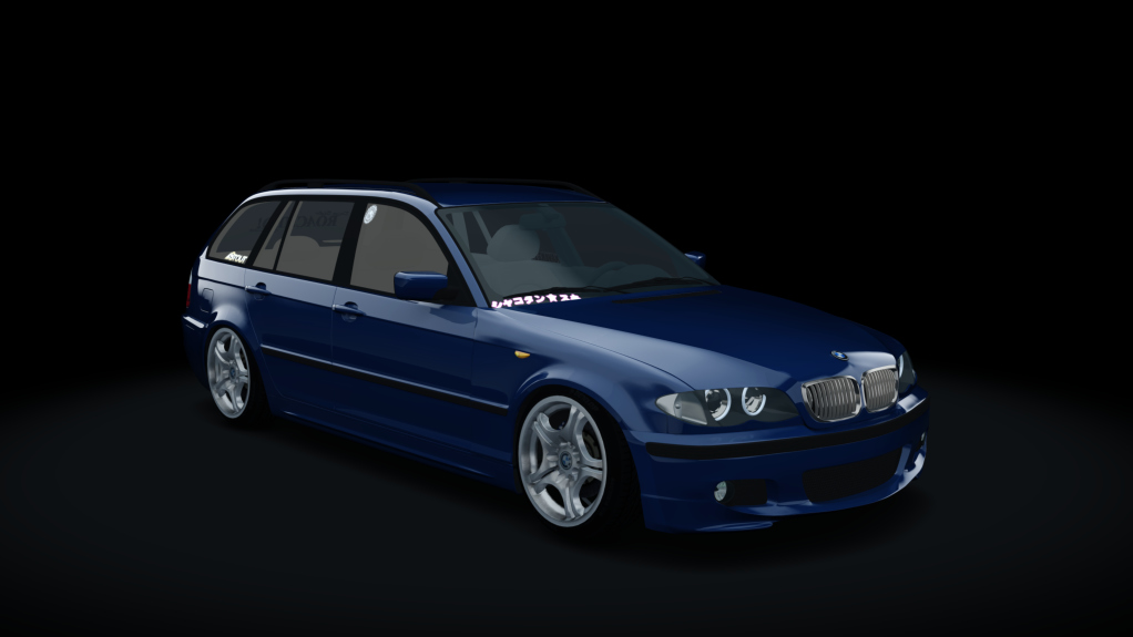 TE2 2005 BMW 325IT Wagon combi, skin Orient_Blue