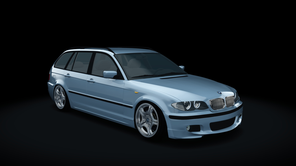 TE2 2005 BMW 325IT Wagon combi, skin Steel_Blue