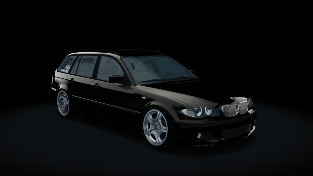 TE2 2005 BMW 325IT Wagon combi2, skin Black_Sapphire