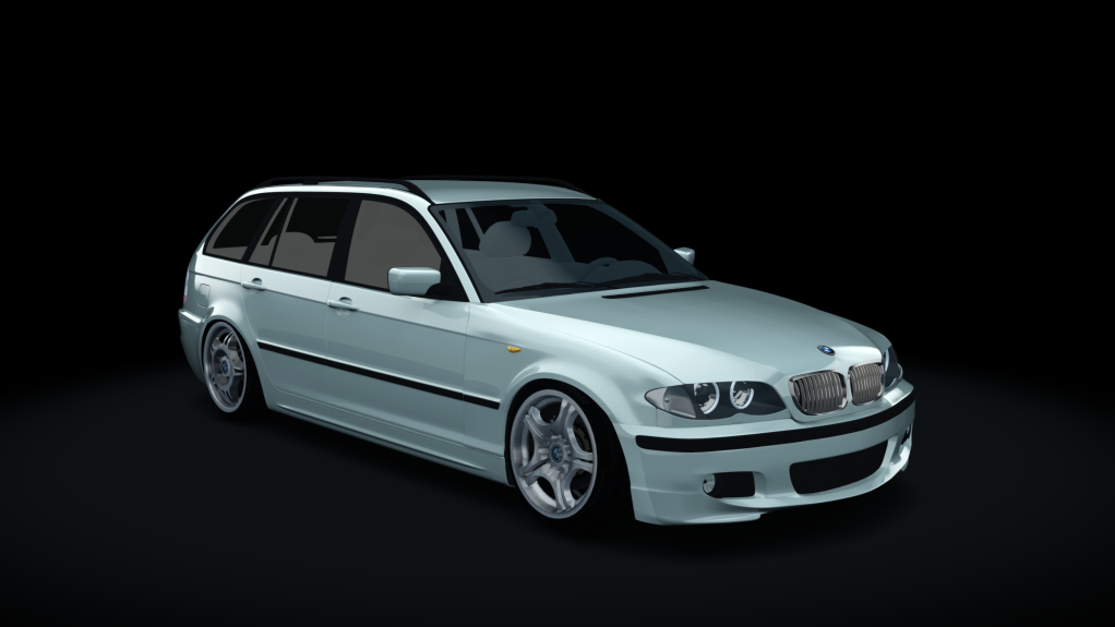 TE2 2005 BMW 325IT Wagon combi2, skin Grey_Green