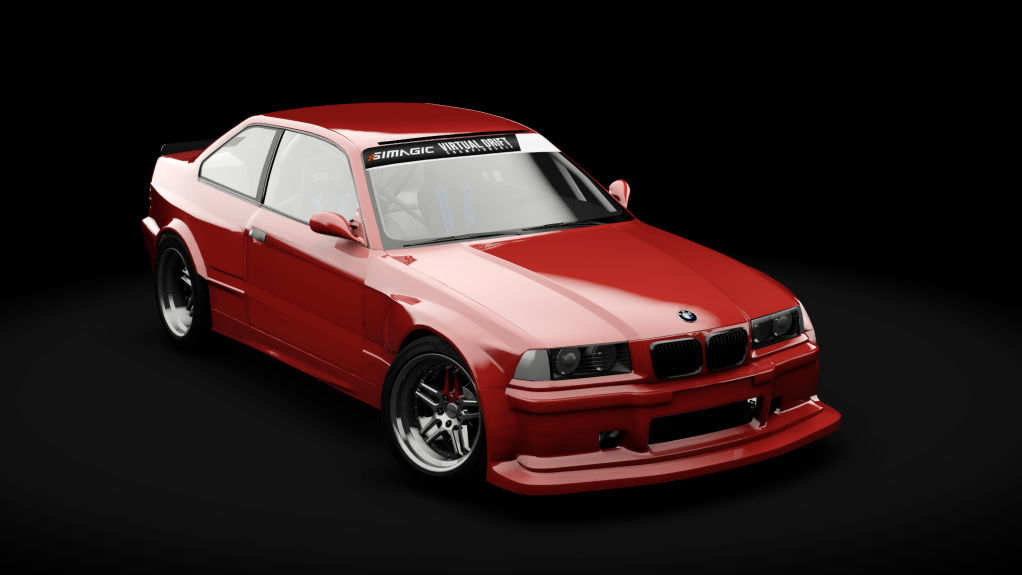VDC BMW E36 HGK Public 5.0, skin Hellrot