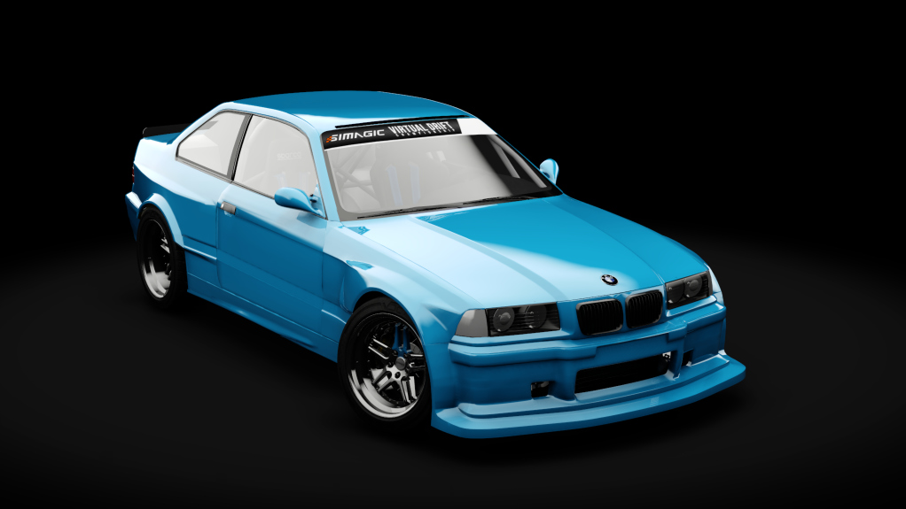 VDC BMW E36 HGK Public 5.0, skin Laguna_Seca_Blue