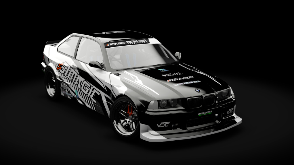 VDC BMW E36 HGK Public 5.0, skin VDC Black
