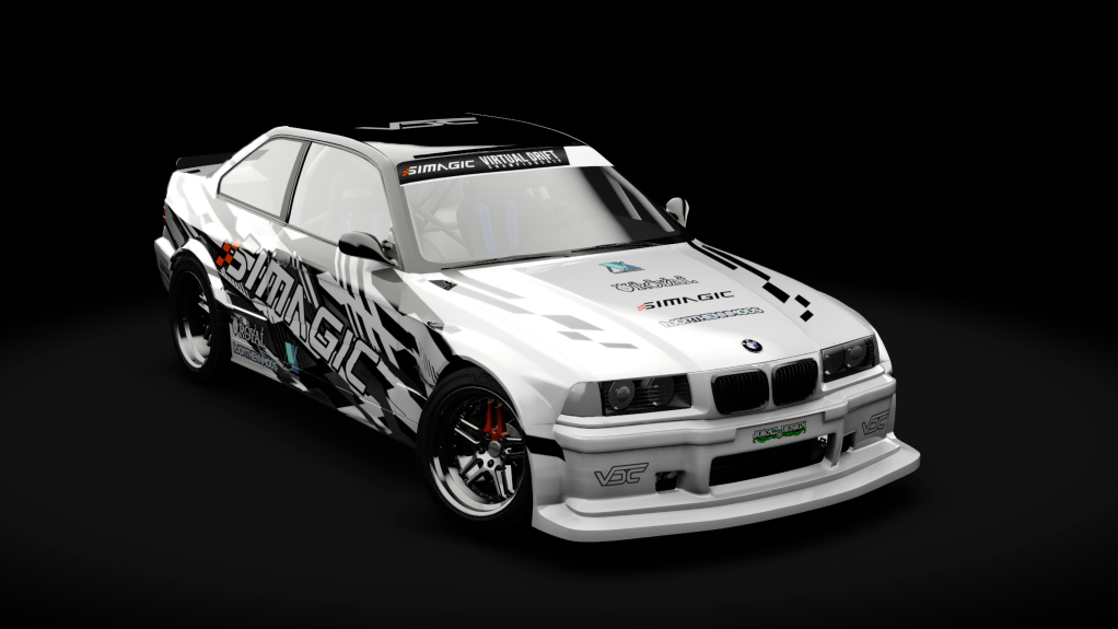 VDC BMW E36 HGK Public 5.0, skin VDC White