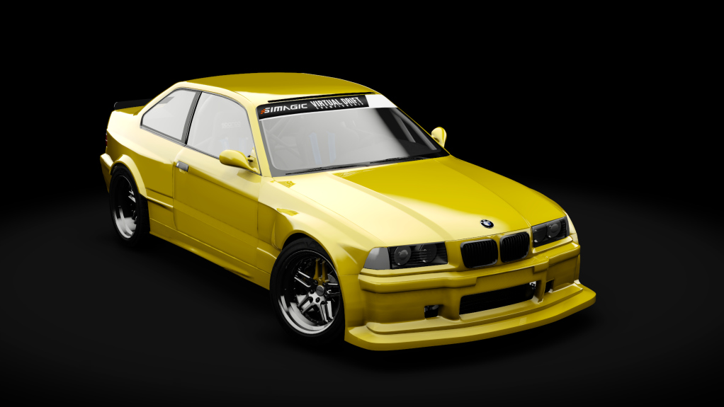 VDC BMW E36 HGK Public 5.0, skin yellow