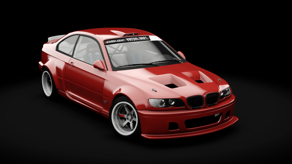 VDC BMW E46 HGK Public 5.0, skin Hellrot