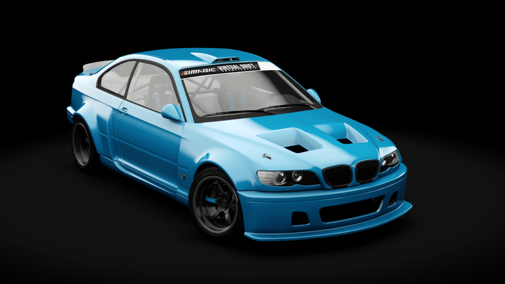 VDC BMW E46 HGK Public 5.0, skin Laguna_Seca_Blue