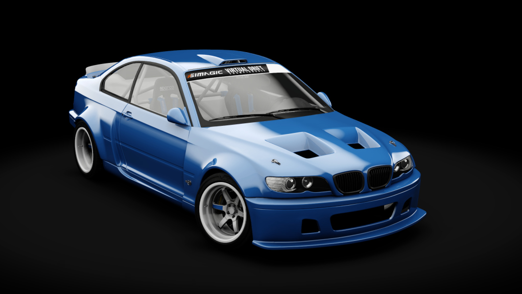 VDC BMW E46 HGK Public 5.0, skin Santorini_Blue