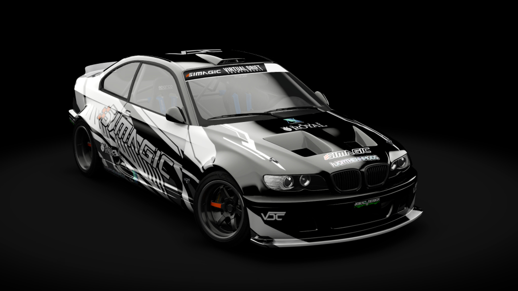 VDC BMW E46 HGK Public 5.0, skin VDC Black