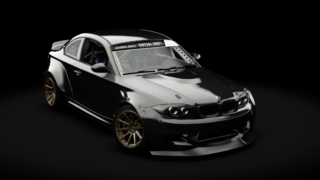VDC BMW E82 1M Public 5.0, skin Black_Sapphire_metallic