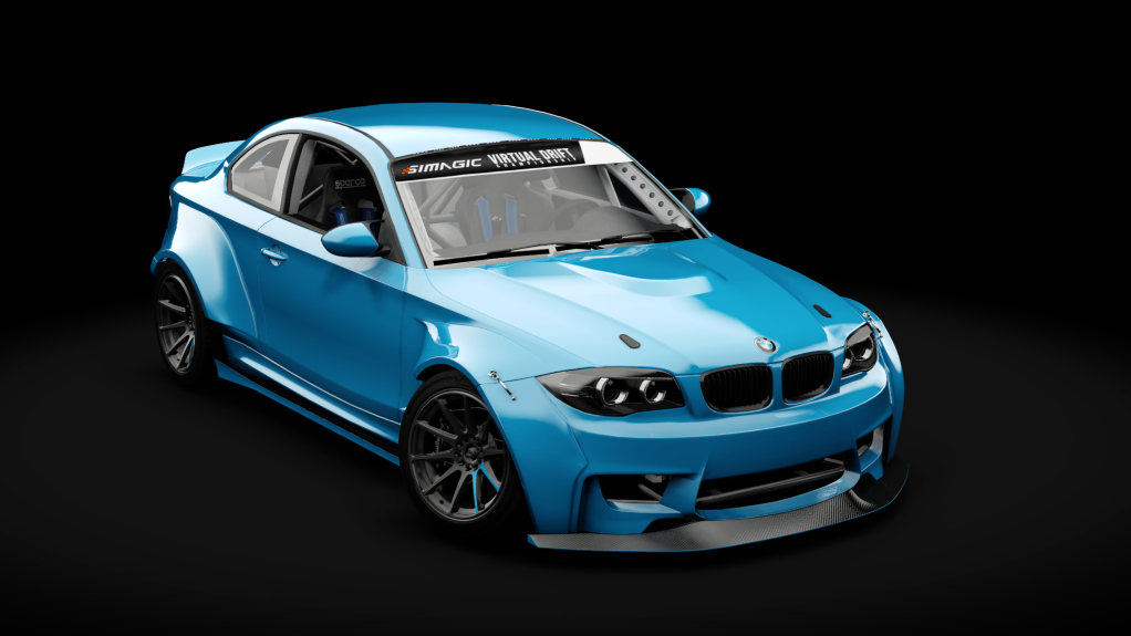 VDC BMW E82 1M Public 5.0, skin Laguna_Seca_Blue