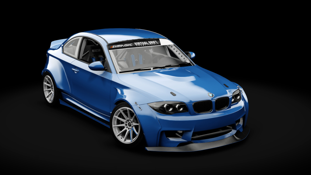 VDC BMW E82 1M Public 5.0, skin Santorini_Blue